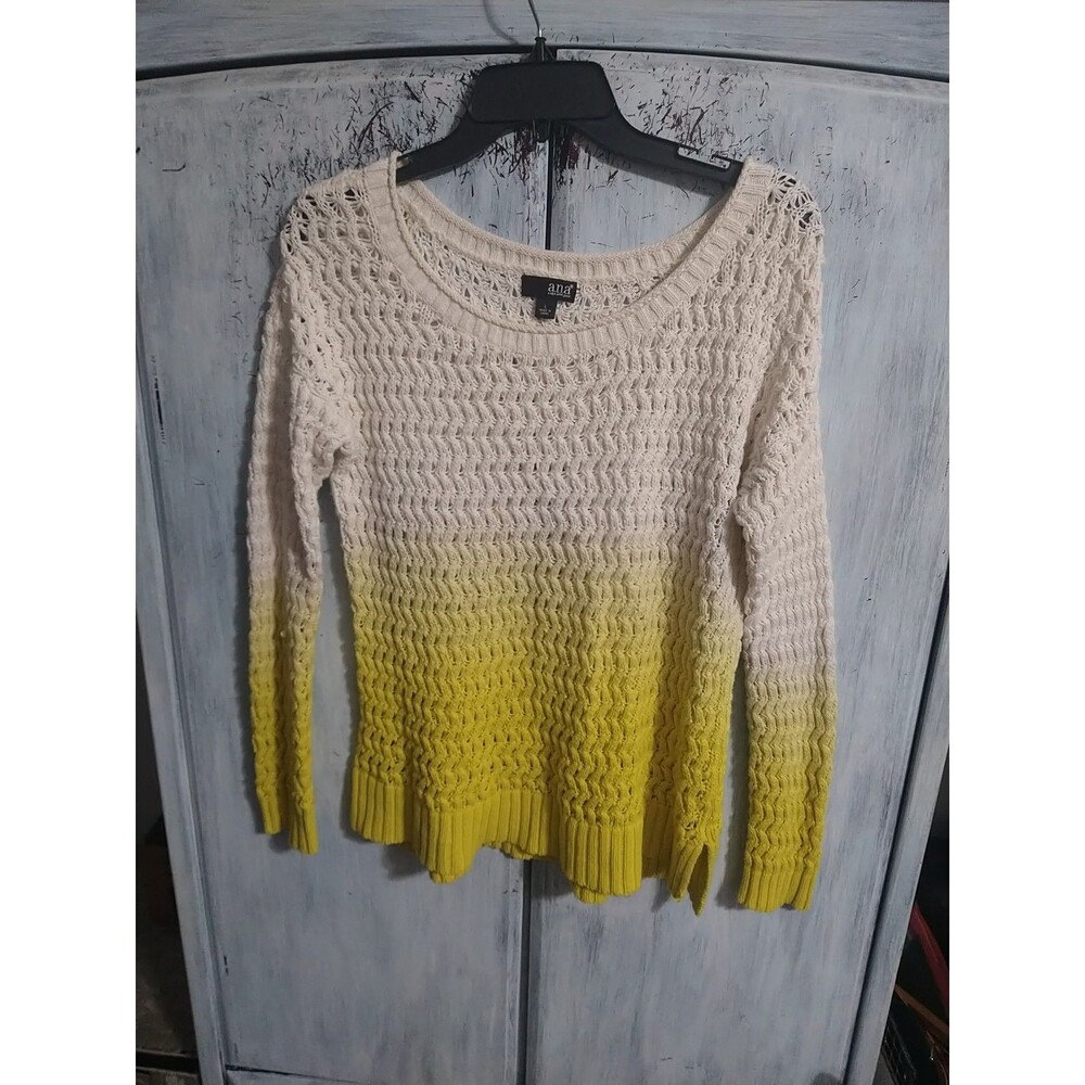 Ana Crotchet tie dye Sweater Lrg boho beachy cottage core